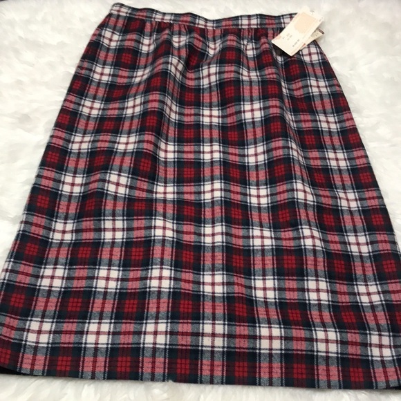 Vintage 70’s Pendleton Wool Plaid Macduff Tartan Skirt Sz 12 - Picture 11 of 11